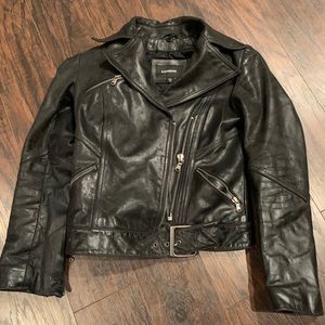 Express Black Leather Jacket